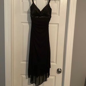 Black sequin dress
